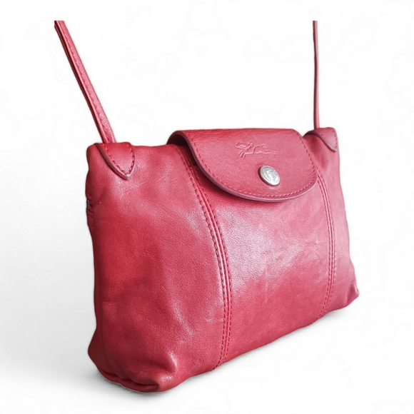 Longchamp Handbags - Longchamp Le Pliage Cuir Crossbody Bag